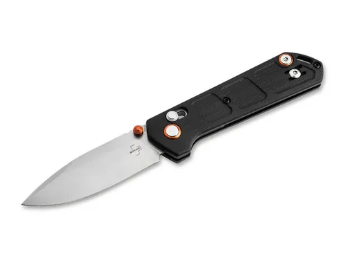 BÖKER PLUS Kihon Compact EDC Taschenmesser D2 mit Crossbar Lock - Hochwertiges EDC Taschenmesser für den Outdoor-Einsatz. Mit leichtem GFN-Griff und extrem scharfer D2-Klinge ideal für Camping, Wandern und Alltag. Kompakt und robust, perfekt für jedes Abenteuer.