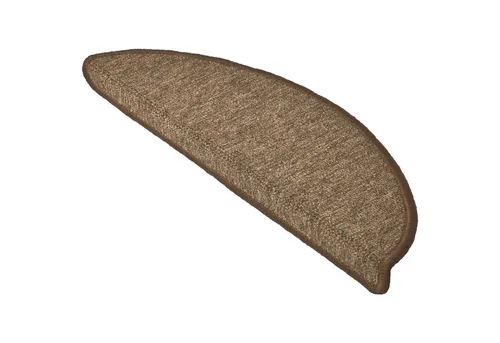 Beautissu Stufenmatte ProStair 15er Set - Stufenmatten für Wendeltreppen, sicherer Gang dank Trittschalldämmung und einfacher Montage durch rückstandslose Befestigungsstreifen.