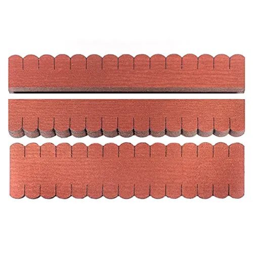 Sets Dachschindeln Biberschwanz (33 mm) rot Manufaktur Martinshof Schindelstreifen, Biberschwanz, Dachdeckung hergestellt in der Werkstatt für behinderte Menschen 3