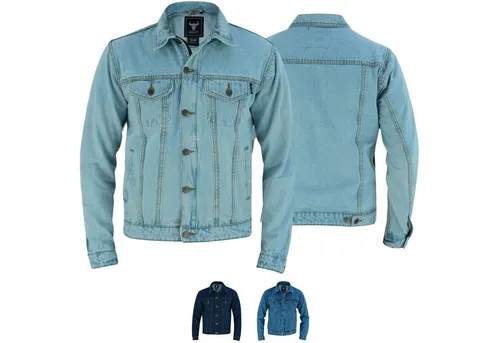 BULLDT Motorradjacke BLD312J Denim – Stilvolle Biker Jeansjacke - Robuste BULLDT Motorradjacke aus 100% Baumwolle in Dunkelblau. Mit praktischen Taschen und hochwertigem YKK-Reißverschluss, ideal für den täglichen Einsatz und modischen Auftritt.