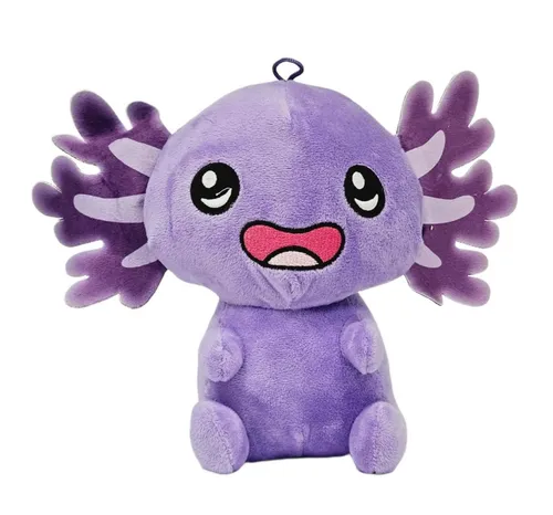 soma Kuscheltier Axolotl Kuscheltier Echse Molch Figur Plüsch 35 cm Plüsch lila (1-St), Axolotl Plüschtier Molch Kuscheltier Figur Plüschtier Wassertier