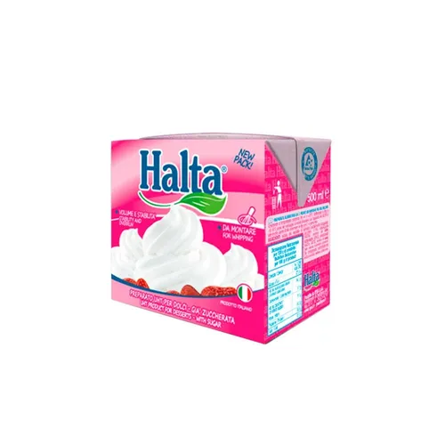 Halta Dessertcreme 500ml UHT Gesüßt Für Süßspeisen von Halta
