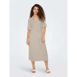 JACQUELINE de YONG Shirtkleid JDYSAY 2/4 MIDI SHIRT DRESS - Kleider mit klassischem Design, atmungsaktivem Material und modischem Kentkragen, ideal für elegante Anlässe oder den Alltag.