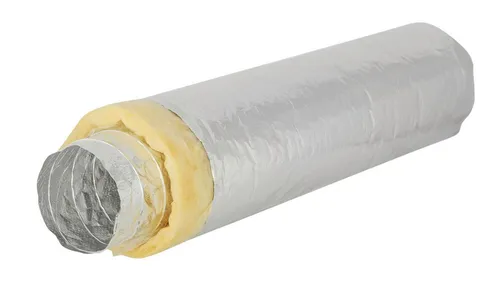 CasaFan Aluminium Flexrohr CasaIsoFlex 10m - Flexibles Belüftungsrohr für optimale Luftzirkulation - Belüftungstechnik Zubehör, 10m flexibles Aluminiumrohr für einfache Installation und effiziente Luftführung in Renovierungsprojekten.