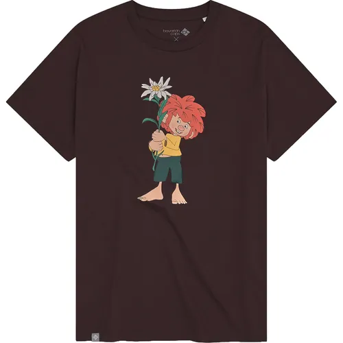Bavarian Caps Herren Pumuckl Edelweiß T-Shirt (Größe M, grün)