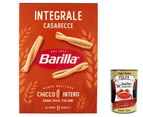 5x Pasta Barilla Casarecce Integrali Vollkorn Nudeln 500g Pack+Polpa 400g
