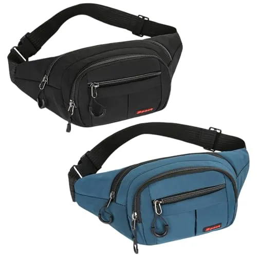 Wasserdichte Bauchtasche für Damen und Herren – Verstellbare Sport Gürteltasche