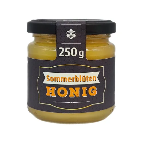 Produktbild Deutscher Sommerblüten Honig 250g | Honig direkt vom Imker