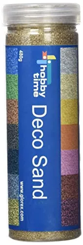 GLOREX Deco-Sand 480 g, Sand, Gold, 15.5 x 6 x 6 cm, 1 Einheiten