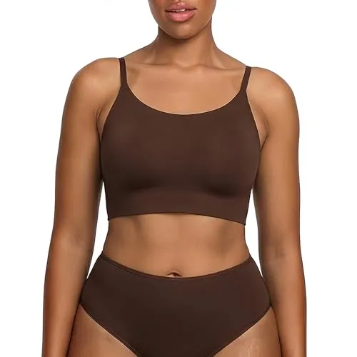 Scoop Neck BH Damen – Bügelfreier Komfort-BH mit Leichter Polsterung