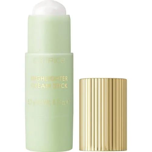 Catrice PISTACHIO CREAM DELIGHT Highlighter Cream Stick, Nr. C01, Gold, aufhellend, sofortiges Ergebnis, weichzeichnend, vegan, ölfrei, ohne Parabene, ohne Mikroplastikpartikel, 1er Pack (5.3g)