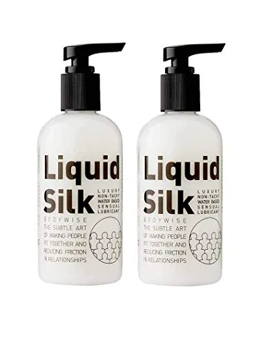 Liquid Silk Personal Lubricant 2 x 250ml Pack