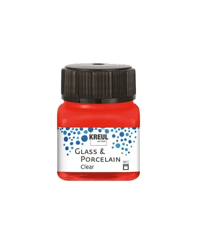 Kreul Glass & Porcelain Clear Kirschrot 20 ml 100ml/14,95 Euro