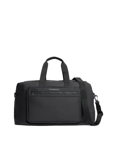Tommy Hilfiger Weekender TH REPREVE DUFFLE - Geräumige Unisex Reisetasche mit durchdachter Innenaufteilung und abnehmbarem Schulterriemen. Ideal für Reisen oder Sport, schützt dein Laptopfach vor Beschädigungen. Funktional und stilvoll für jeden Anlass!