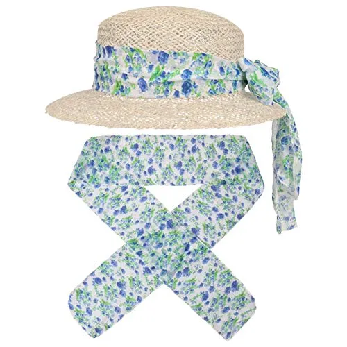 Lipodo Flowers All-in-One Tuch - Lila Accessoire - Vielseitig einsetzbar - Damen - Frühjahr/Sommer blau