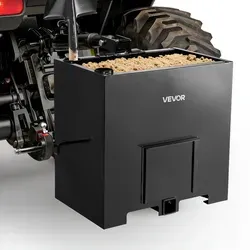 VEVOR Ballastbox 363 kg – 3-Punkt-Traktorballast mit Schiebetür
