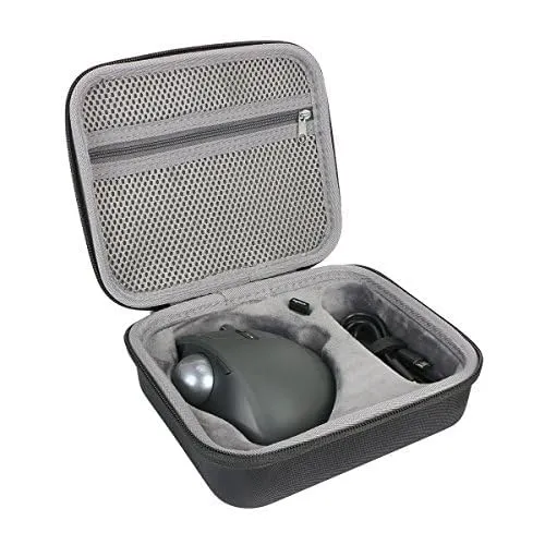 co2CREA Hartschalen-Schutzhülle für Nulea/Logitech Ergo M575/M570/MX Ergo/Nulea M501 Trackball Maus ohne Kabel (nur Hülle)