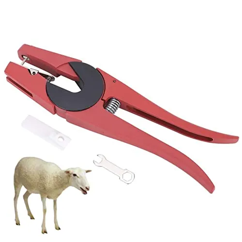 Ohrmarkenzange für Schaf, Rind, Kuh, Ziege, Schwein & Pferd von BOLORAMO