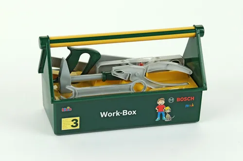 GW0633 Bosch Kinderwerkzeugkasten mit Bosch Werkeugen