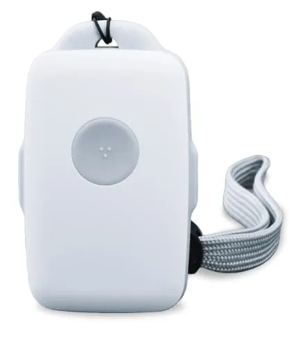 DOSCH&AMAND DA1432 Telecare, Hausnotruf unter Familie und Freunde, Sturzerkennung, sprechendes Blindentelefon, 100 Kontakten, bequem unter Hemd/Bluse, Keine mtl. Kosten