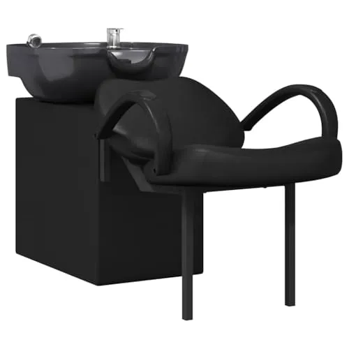 vidaXL Shampoo Stuhl Schwarz – Höhenverstellbar und Modern