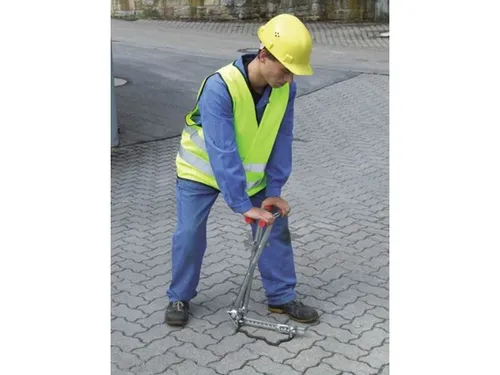 Steinzieher SZ Greifber 90-330mm - PROBST - Sonstige Elektroinstallationsartikel mit Arretiervorrichtung für müheloses Herausziehen von Steinen, universell einsetzbar und mit leicht austauschbaren Spezialmessern aus Federstahl.