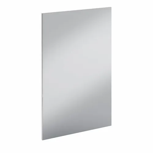 xonox.home Garderobenspiegel - Weiß Retro Melamin 55x85 cm - Eleganter Spiegel (B/H/T: 55x85x2 cm) für Flur oder Diele, sorgt für optische Weite und modernen Stil in Ihrem Zuhause.