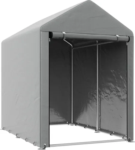 Outsunny Motorradgarage für draußen mit Reißverschluss