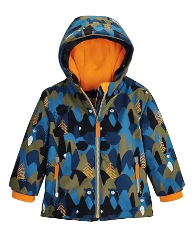 first instinct by killtec Kinder Skijacke - Wasserdichte Funktionsjacke mit Kapuze - Funktionsjacke für Kleinkinder mit 10.000 mm Wassersäule, verschweißten Nähten und Grow-Up-Funktion. Ideal für schneesichere Abenteuer!