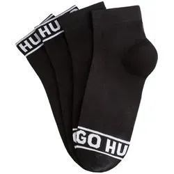 HUGO Freizeitsocken 2P SH LOGO CC W (Set, 2-Paar, 2er) mit Logobund schwarz 39-42