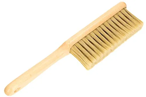 KOTARBAU® Naturhaar Autowaschbürste 305 mm Kurz Auto-Reinigungsbürste Multibürste Handfeger Schneebesen weiche Bürste zum Reinigen von Autoscheiben