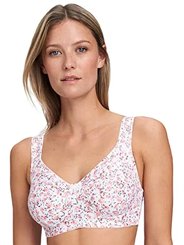 Susa BH ohne Bügel Limited 8211 - Komfortabler BH in Weiß mit Druckdesign - Klassische BHs für Damen, ideal für den Alltag mit bequemem Tragegefühl und attraktivem Druckdesign.