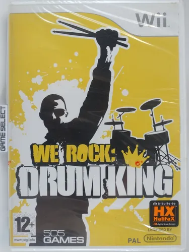 WE ROCK DRUM KING Nintendo Wii Wii U PAL Italienisch Original Neu Versiegelt