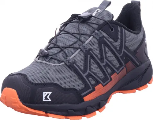 Sneaker Samakaan DK grau Gr. 43 - Wanderschuhe in grau mit Schnürsenkeln, ideal für komfortable Outdoor-Abenteuer und stilvolle Freizeitaktivitäten.