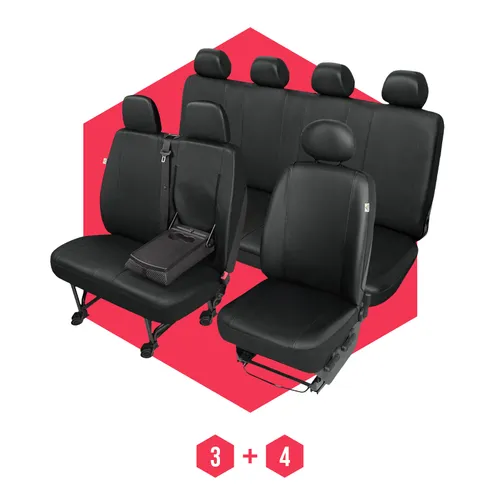 Sitzbezüge für Ford Transit V (10-13) 7 Sitze SET Autositzbezüge Schonbezüge