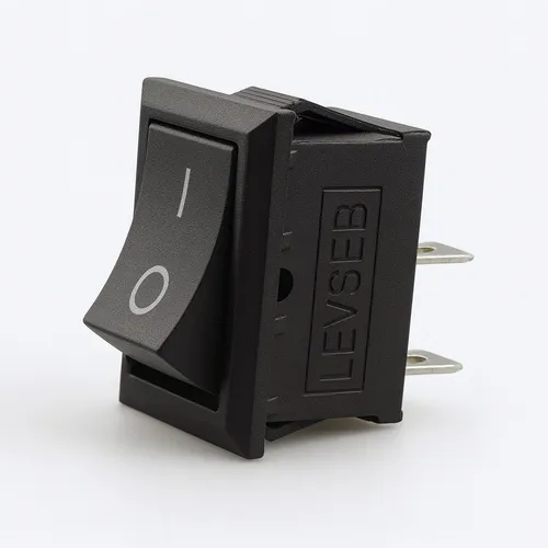 Mini Wippschalter 250V 6A 125V 10A AC, KCD1 rechteckig 19 x 13 mm, 2 Pin EIN/AUS