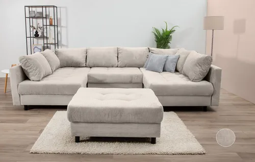 Home affaire Wohnlandschaft Toni U-Form