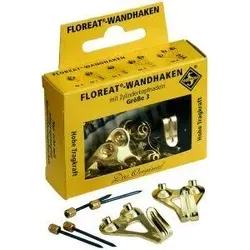 Floreathaken vermess. Gr. 3 mit Zylinderkopfnadeln