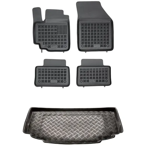 RX22071617-1 Satz Fußmatten und PE Kofferraumwanne für Suzuki ALTO VII 2009-2014