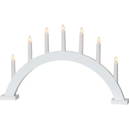 Star Trading Fensterleuchter Trapp - Weihnachtsbeleuchtung mit 7 Glühbirnen, sorgt für festliche Stimmung und zauberhaften Lichtakzent in Ihrem Zuhause.