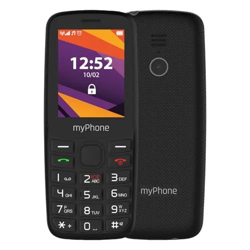 myPhone 6410 LTE - 4G Tastenhandy mit klarem 2,4-Zoll-Display, großer 1400-mAh-Akku und praktischem USB-C-Laden, ideal für einfache Bedienung und Notfälle