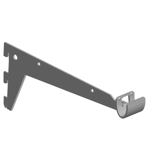 10112-00015= Single Konfektionsträger T 330 mm weißalu Classic 50 Element System