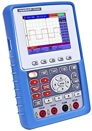 PEAKTECH 1220 - 20 MHz Handheld-Oszilloskop - Handheld-Oszilloskop mit 20 MHz Bandbreite, 1 Kanal und 3,8