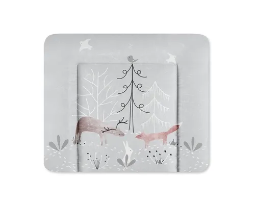 Julius Zöllner Wickelauflage Softy 75x75 - Woodlife Design - Wickelauflage mit wasserabweisender Folie, ideal für eine sichere und komfortable Wickelzeit. Perfekt für moderne Babyräume.
