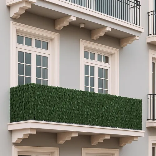 Balkonsichtschutz MCW-O92, 150x300cm - Dekorativer Sichtschutz für Terrasse und Garten - Gestalten Sie Ihre Außenbereiche mit diesem flexiblen Sichtschutz aus UV-beständigem Textilgewebe. Individuell zuschneidbar und einfach anzubringen, schützt er vor neugierigen Blicken und schafft eine gemütliche Atmosphäre.