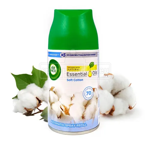 Air Wick Raumduft-Nachfüllflasche Air Wick Freshmatic Soft Cotton Frische Wäsche, 250 ml