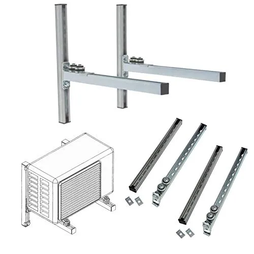 Konsolenset 38x40 mm / 56 cm Wandkonsolenset Wandkonsole Wandträger Wandausleger Klimaanlage Lüftungsgerät