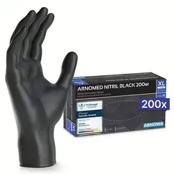 Einweghandschuhe Schwarz von ARNOMED