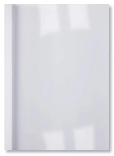 GBC Thermobindemappe ThermaBind Leinen, A4, 3 mm, weiß 100 Stück - Thermobindemappen für professionelle Präsentationen, hochwertiges Leinenmaterial und ideal für Büro und Schule.