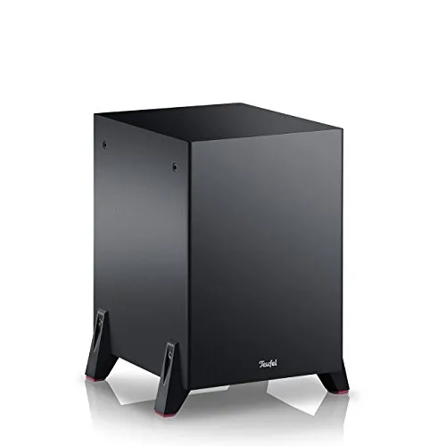 Teufel T 8 Subwoofer - Aktiv-Subwoofer der High End-Klasse, vielseitig als Frontfire oder Downfire einsetzbar und mit integriertem Wireless-Modul